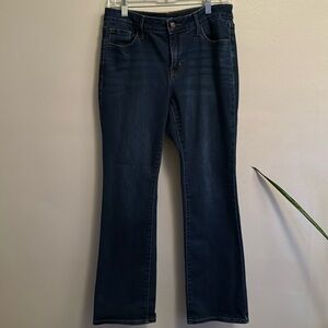 Old Navy - Mid-Rise Kicker Boot-Cut Jeans - size 10P